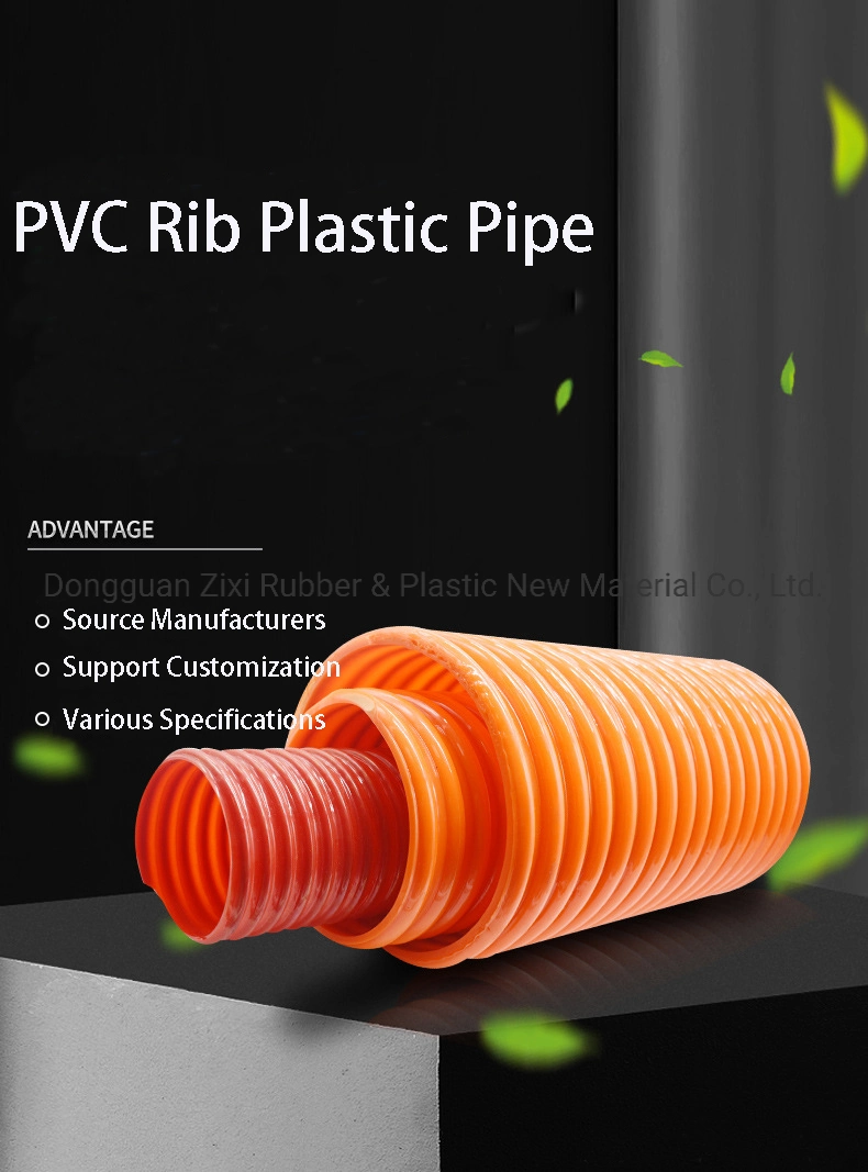 4inch Mineral Sands Gravel Grit Suction Flexible PVC Vacuum Suction Hose