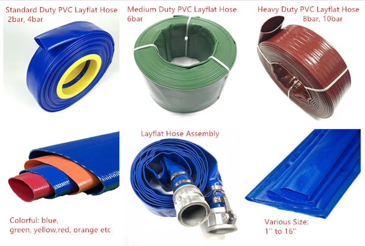 Flexible PVC Lay Flat Discharge Hose for Sump Pump