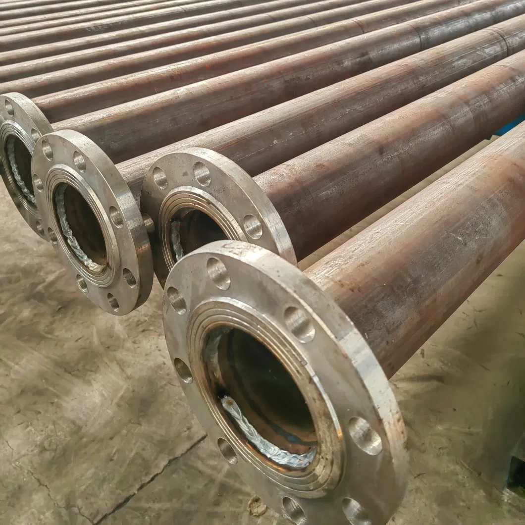 Flanged Pipe Ductile Iron En545 ISO2531 HDPE Flanged Pipe for Dredger with Various Diameter