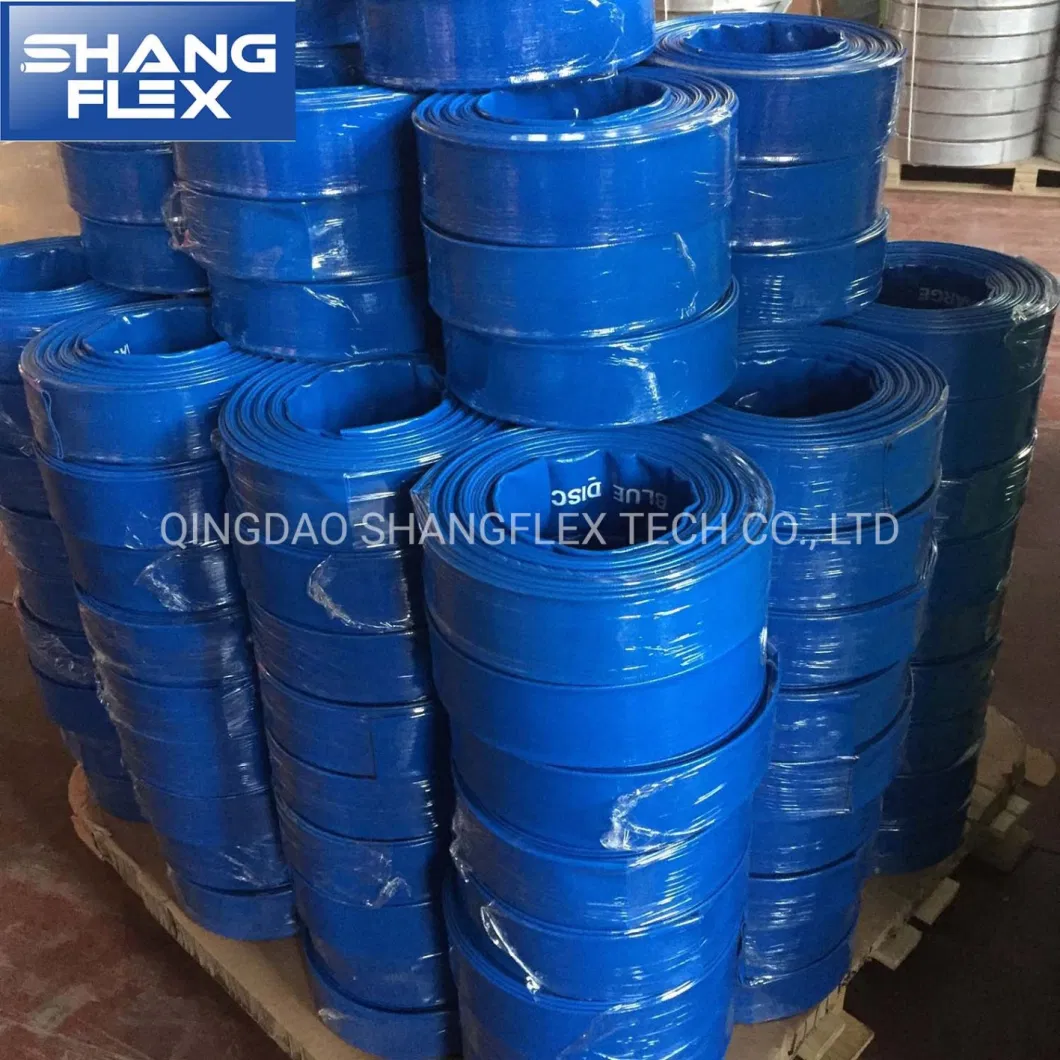 Hot Sale PVC Layflat Discharge Hose with Pump Connection