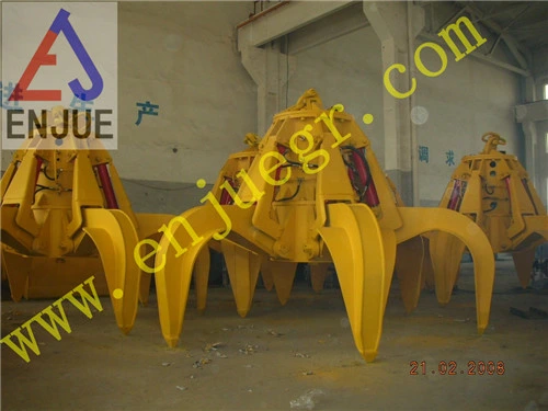 Hydraulic Multi Peel Grab Bucket for Discharging Garbage in Power Plant