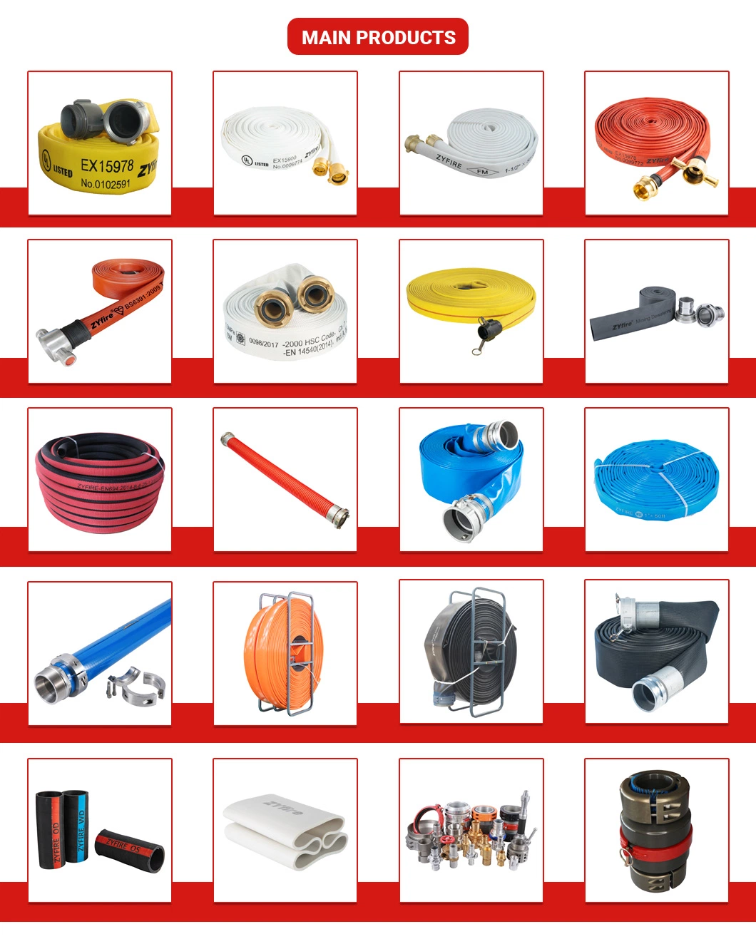 Wp 5.0bar Corrugated PVC Suction Hose for Construction and Trash Pumps