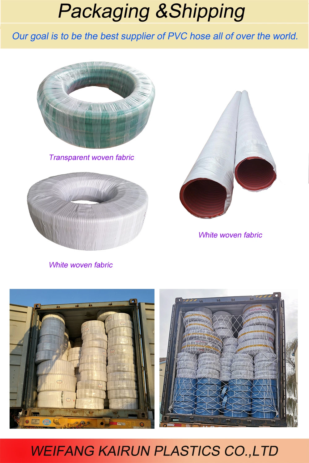 PVC Corrugated Spiral Reinforced Pipe/Discharge Suction Hose