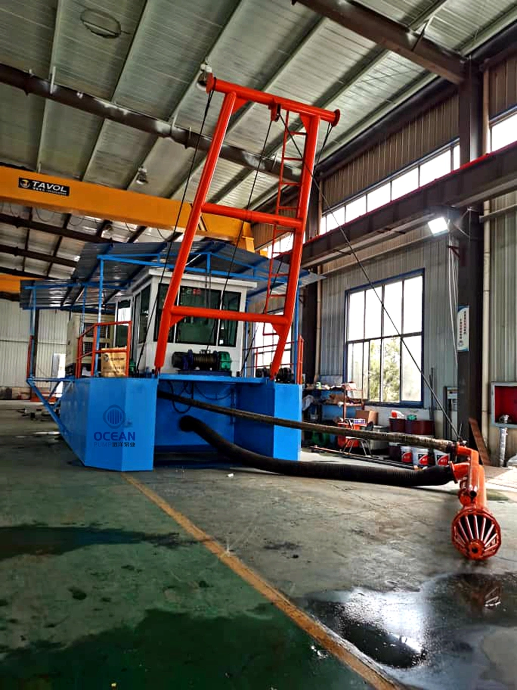 Chile12 Inch Mining Machinery Dredger Diesel Engine Dredging Pump Dredger Sand Drain Dredger with High Concentration