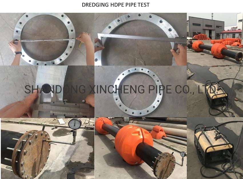 HDPE Floating Water Mud Slurry Sand Gas Oil Dredging Dredge Mining Pipe for DN450mm Pipeline