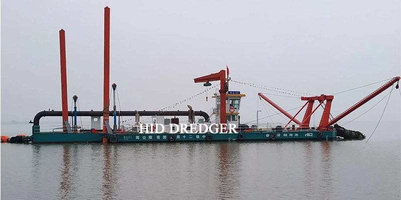 Small Mine Dredger with Bucket Wheel Head