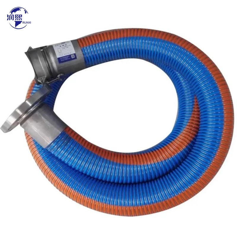 Factory Custom PVC Corrugated Flexible Composite Oil Suction Delivery Hose