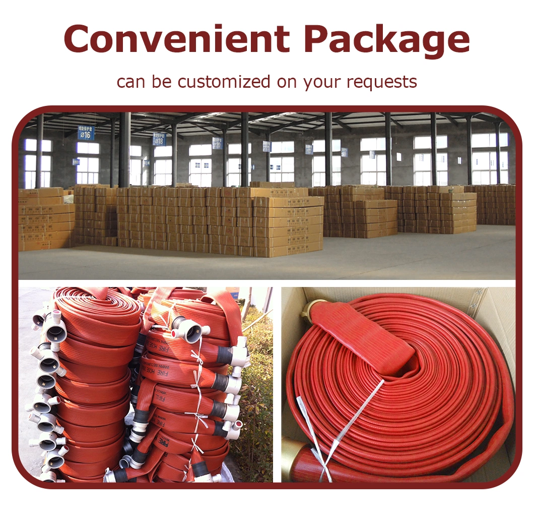 Flexible Heavy Duty Collapsible 1 Inch 1.5 Inch 2 Inch Discharge Fire Hose