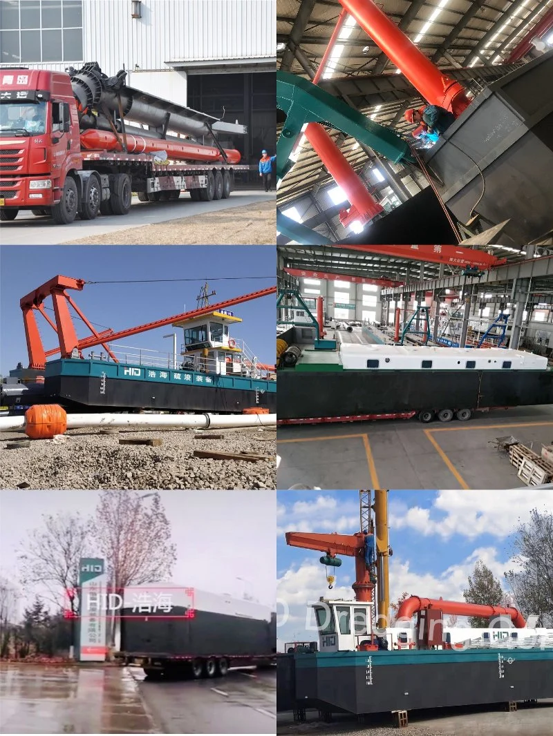 HID Brand Cutter Suction Dredger Sand Mining Machine Mud Equipment for River Dredging with High Performance