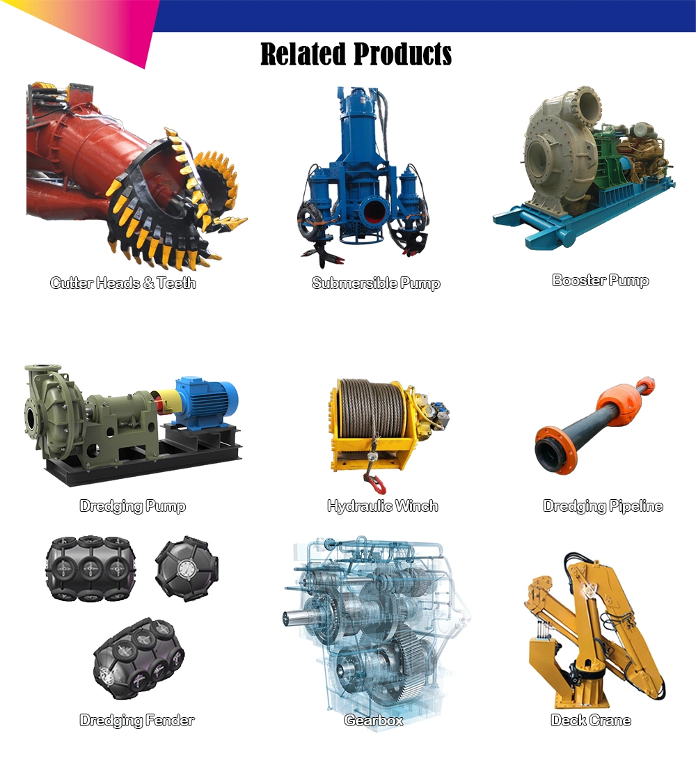 Dredger Parts Dredge Equipments Cutterhead Suction Dredges Hydraulic Dredge Head Cutter Heads