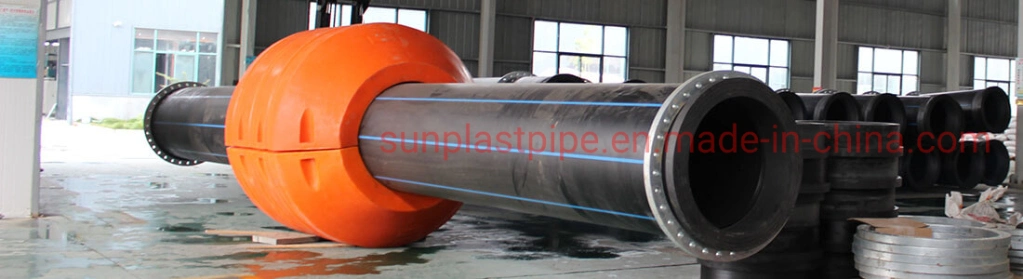 HDPE Dredge Pipe / HDPE Dredging Pipe / HDPE Flanged Pipe for Dredger