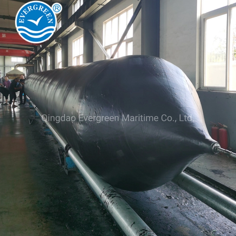 Marine Rubber Air Balloon Ship Airbag with Marine 10ton Slipway Winch