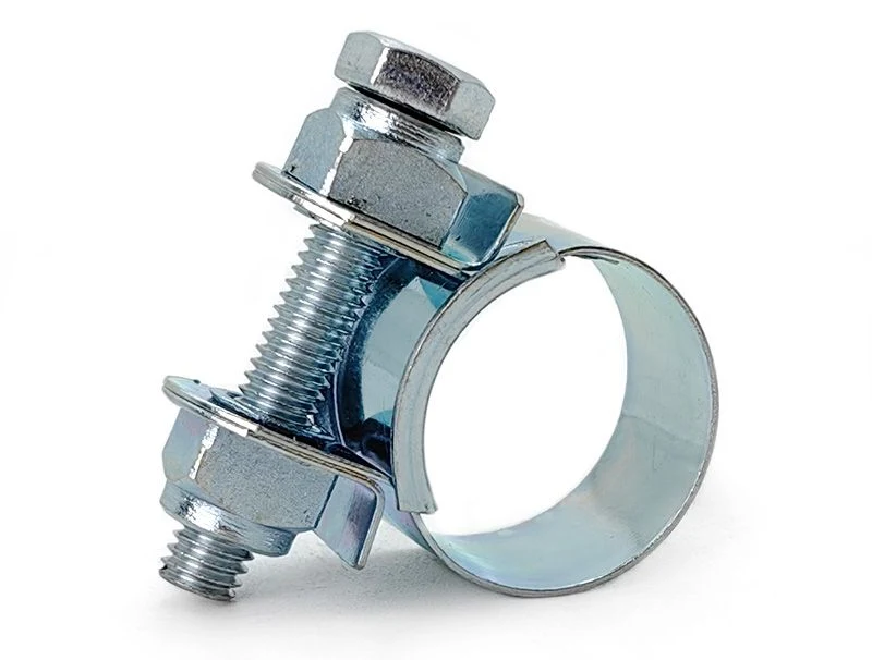 Small Diameters Metal Clamps Ideal for Suction Pipes Fuel and Gas Connections