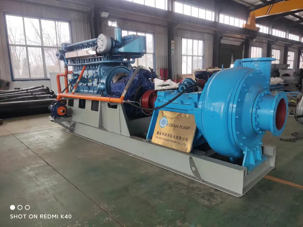 Sand Dredging Use Diesel Powered Hose Suction Dredger with Long Distance