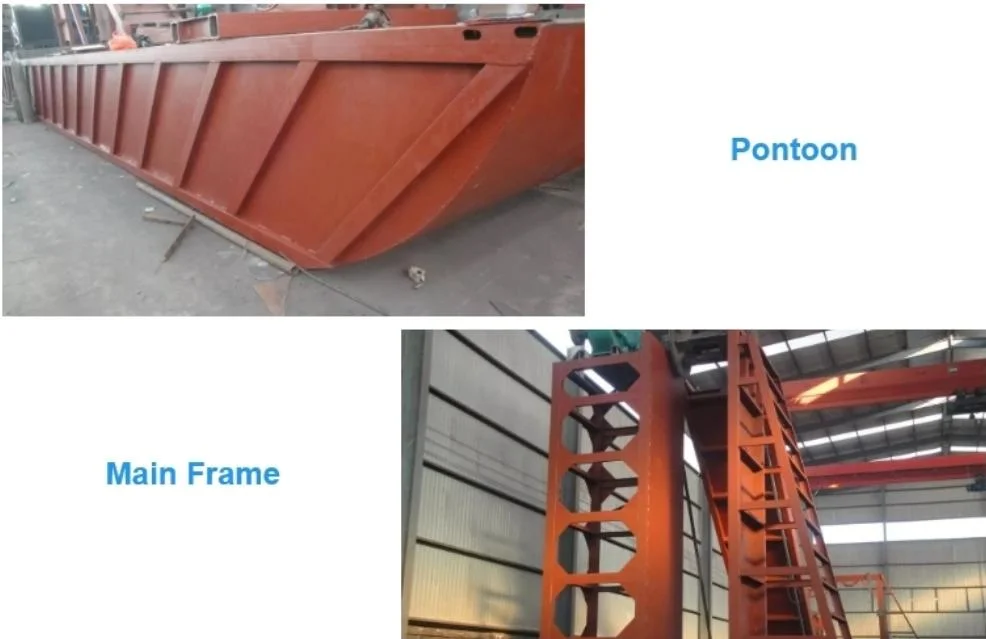 Chain Bucket Capacity 150m3/H Mining Dredging Equipment with Centrifuge