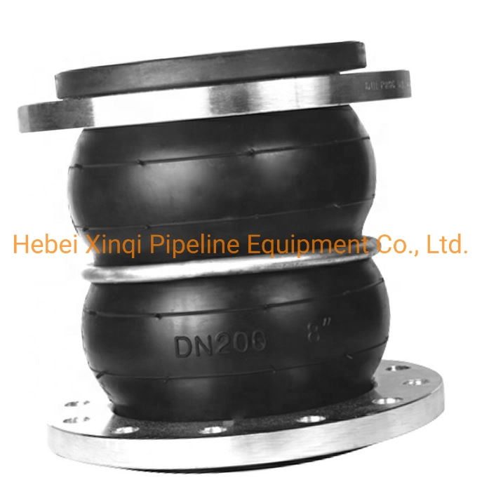 Floating Flange Double Spherical Flexible Bellow Rubber Expansion Joints