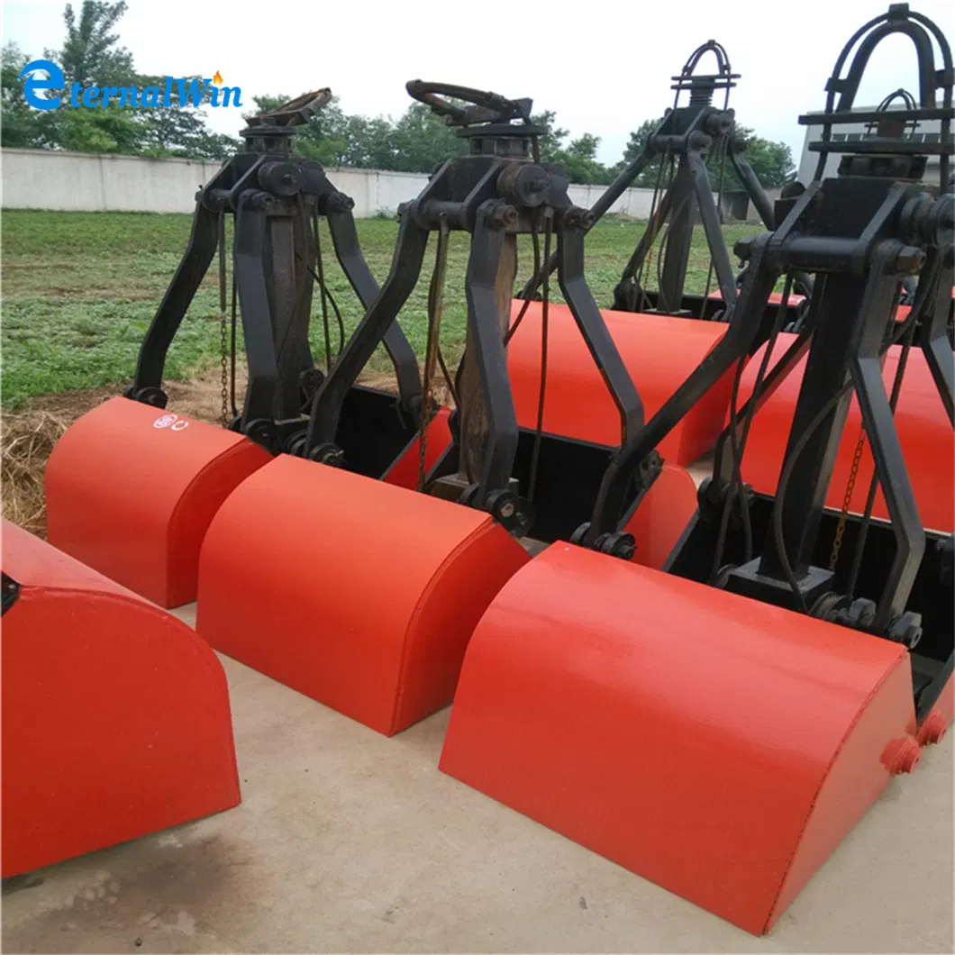 New Design Demolition Grapple Sorting Grab Electro Hydraulic Clamshell Dual Scoop Grab