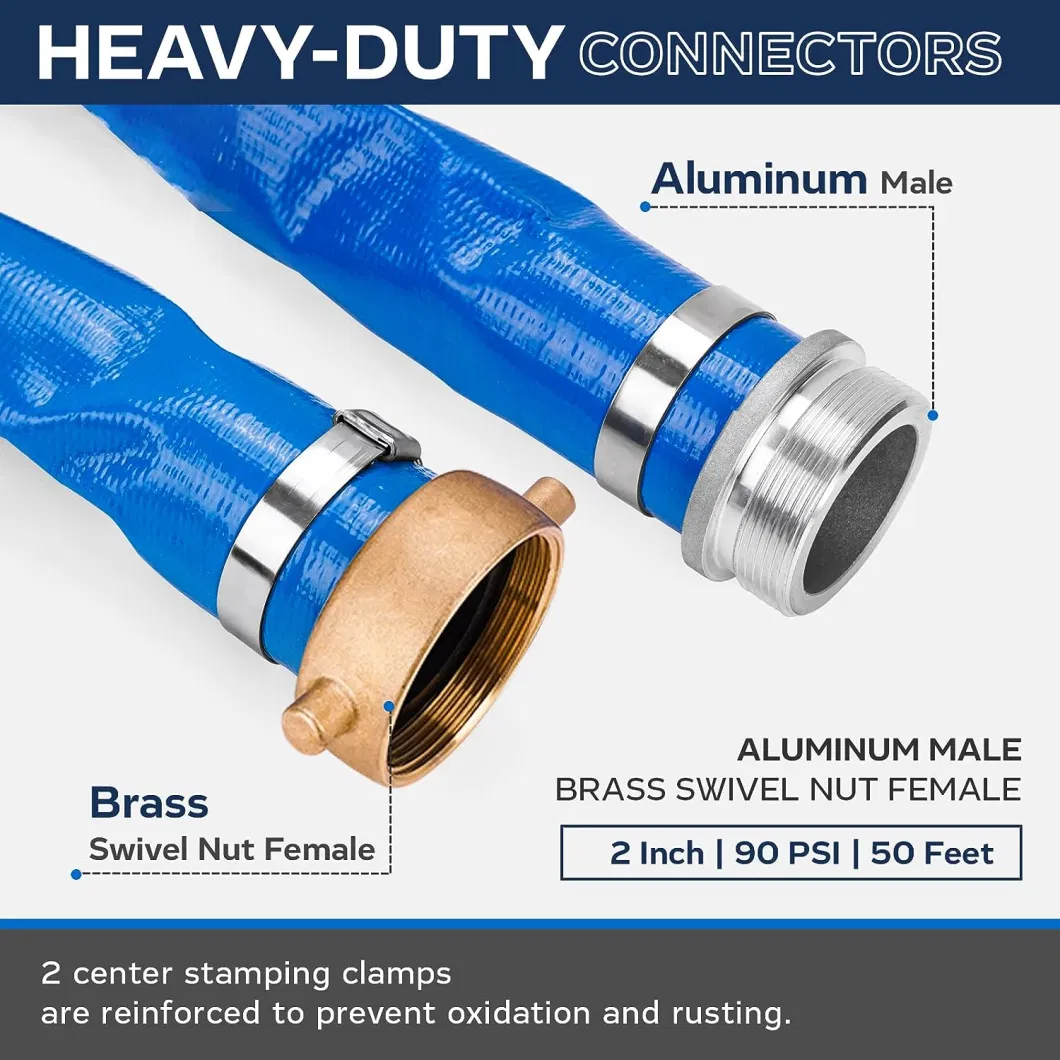 Heavy Duty PVC General Purpose Reinforced Pool Drain Hose Backwash Hose