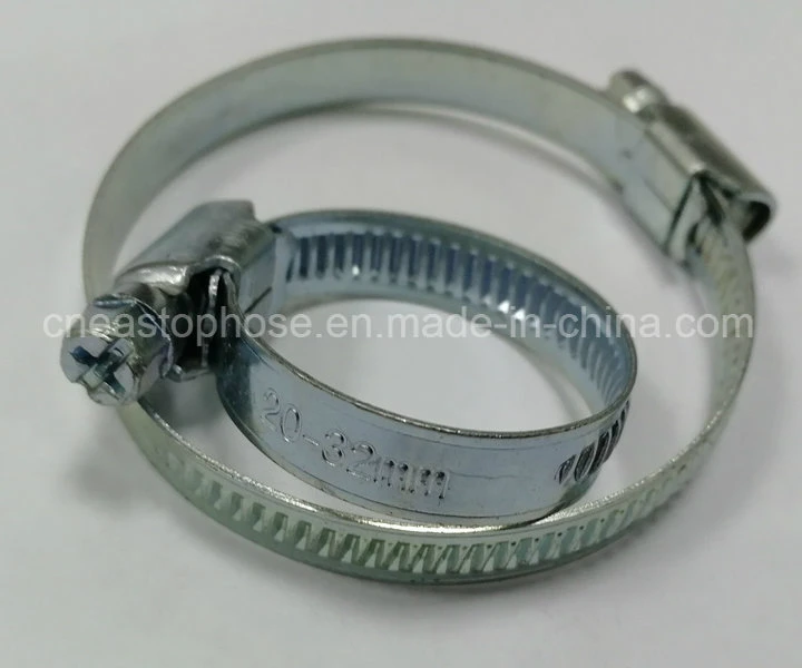 Germany Type Worm Drive Hose Clamp with 12.7mm Band Width