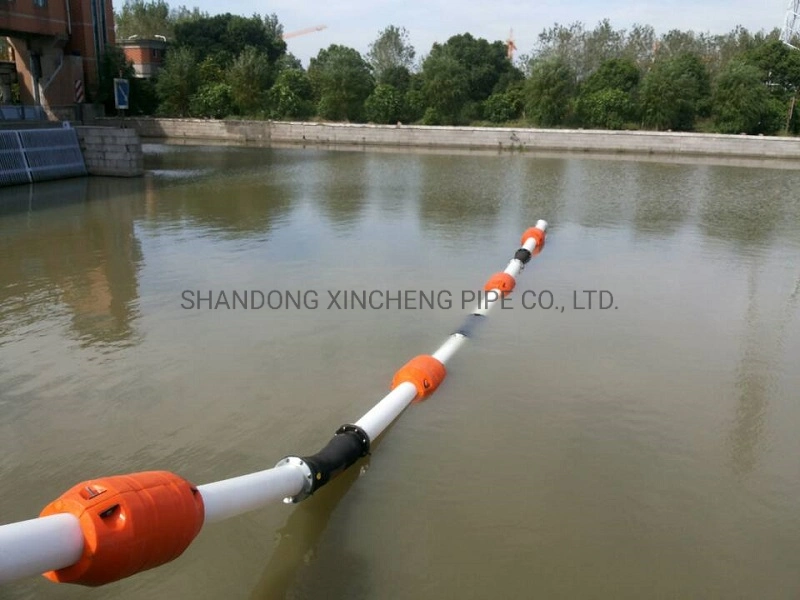 Dredging PE Plastic Pipe Floaters PU Foam Inside Floats for Dredging Pipe