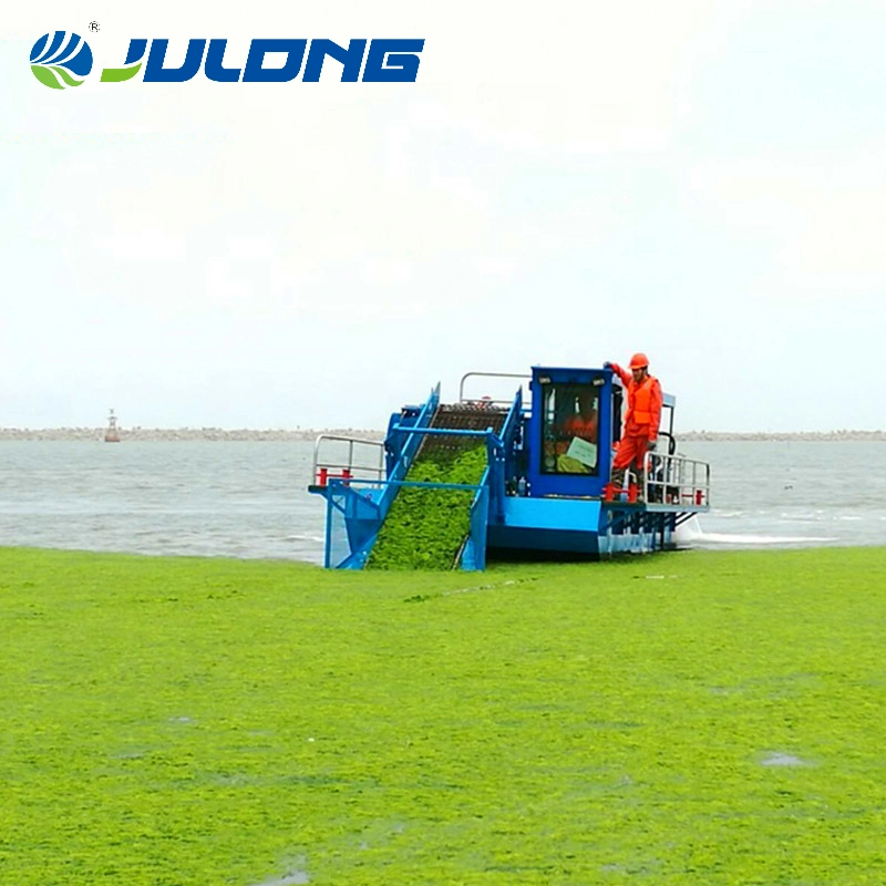 Automatic River Cleaning Boat Water Grass Harvester Aquatic Weed Harvester