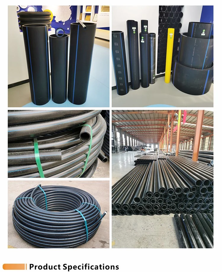 HDPE PE 100 80 Water Plastic Tube Pipe for Floating Mud Slurry Sand Gas Oil Dredging Dredge Dredger Mining Supply
