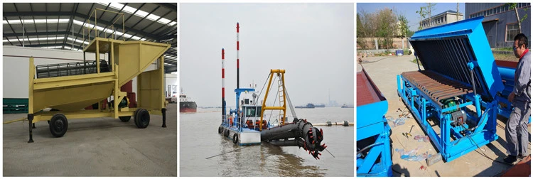 Small Bucket Type Chain Gold Dredger Diamond Mining Dredge Dredging Boat for Sale