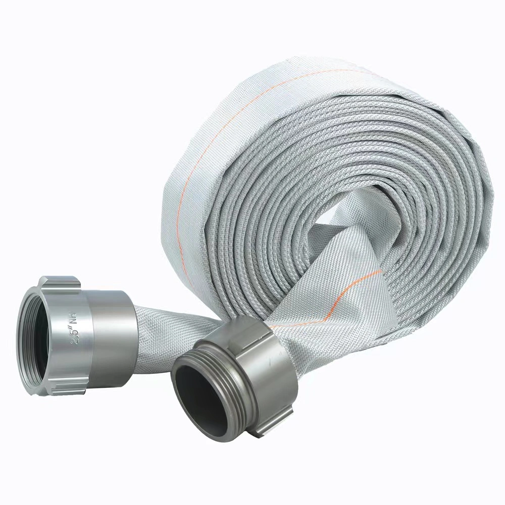 Lightweight 1-6 Inch PE Agriculture Layflat Hose Canvas Fire Fighting Firefighter Lay Flat Water Discharge Hose