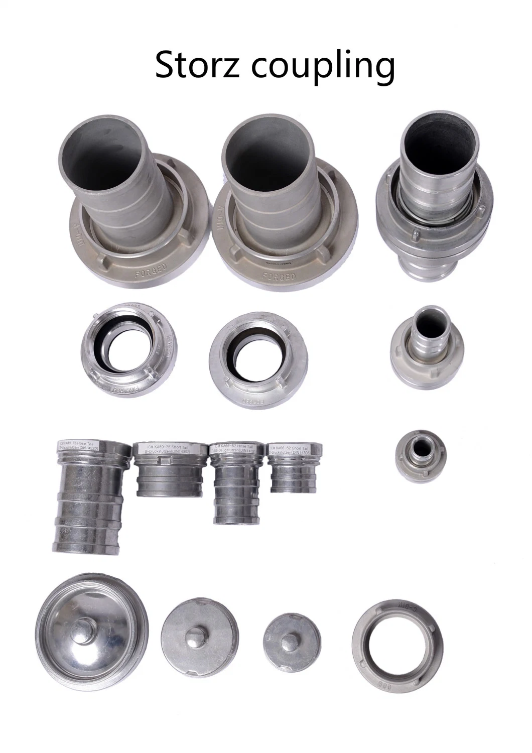 Aluminium Pin Lug Coupling with Brass Nut