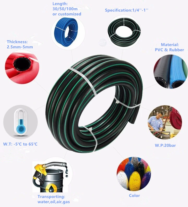 OEM&ODM Flexible Multipurpose Utility Durable Rubber Discharge Intake Air Compressor Hose