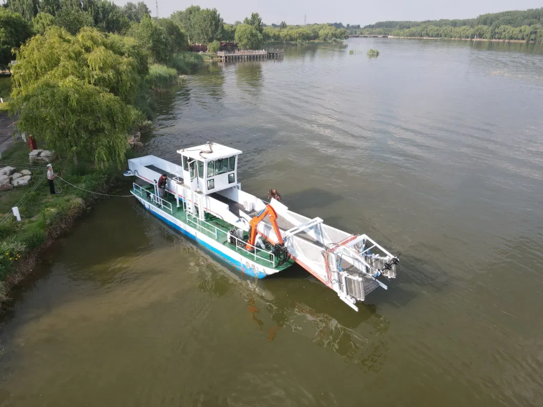 Julong Brand Water Surface Floating Garbage Collecting Boat for Sale