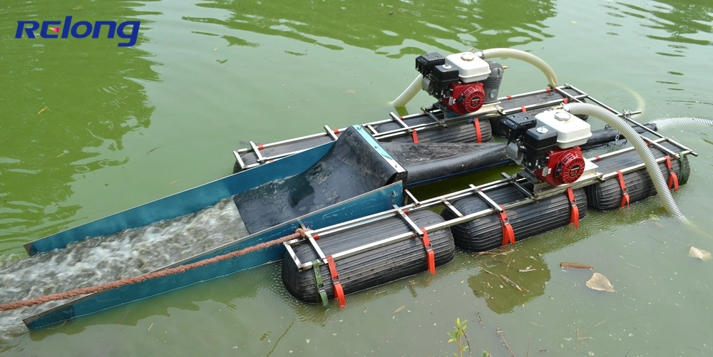Relong Portable Gold Dredge with Suction Nozzle 5211HP