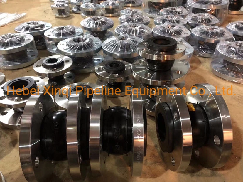 Floating Flange Double Spherical Flexible Bellow Rubber Expansion Joints