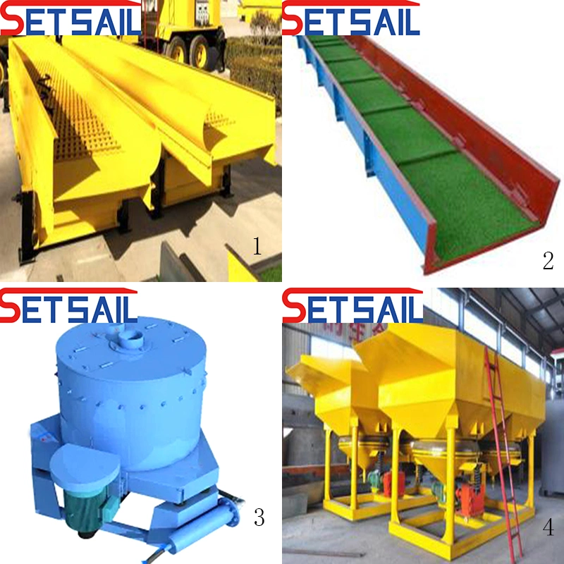 Durable Chain Bucket River Mineral Machinery/ Gold Dredge for Diamond Processing Plant /Mining Equipment with Gold Mining Trommel