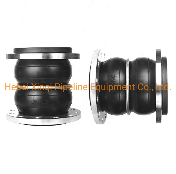Floating Flange Double Spherical Flexible Bellow Rubber Expansion Joints