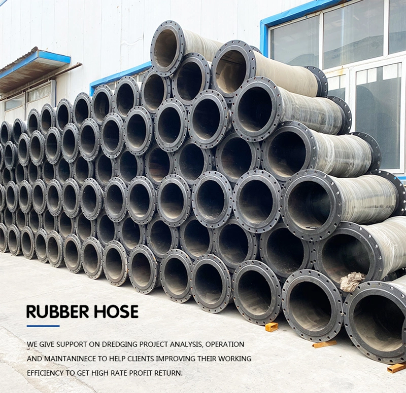 BV Certificate Dredge Discharge Suction Rubber Dredging Hose