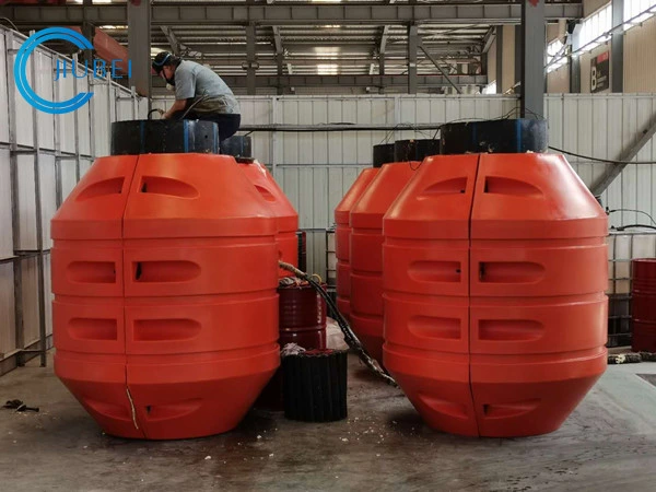 Rotational Molding Dredge Floater Foam Filled MDPE Floater Water Floating for Cutter Suction Dredger