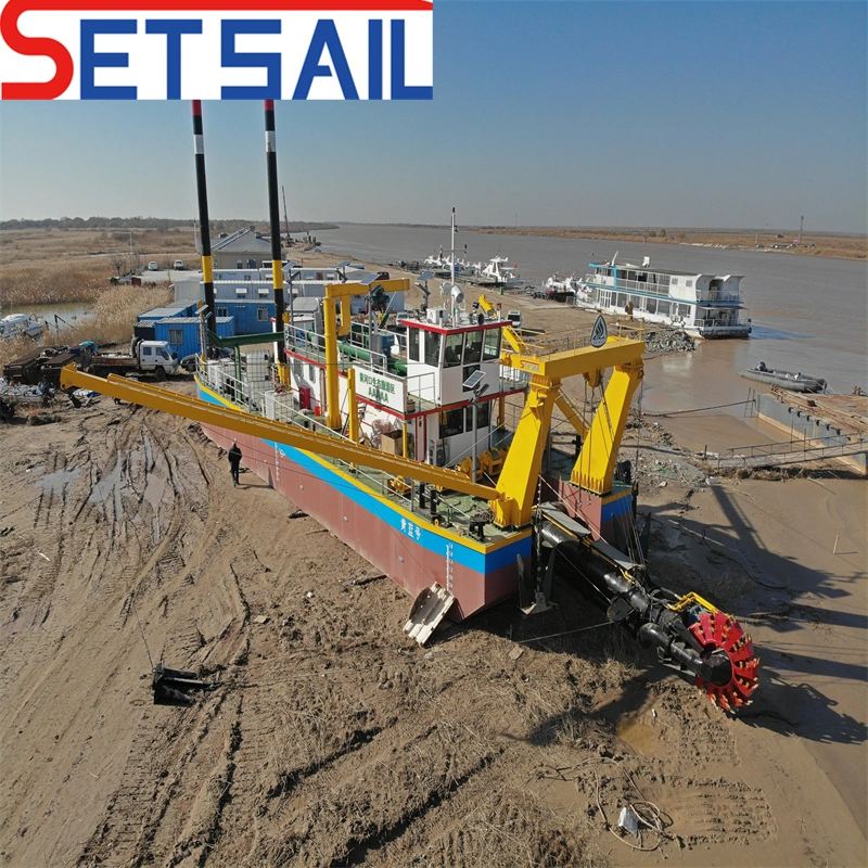 First Class Small Sand Wheel Bucket Dredger with Desiel Engine