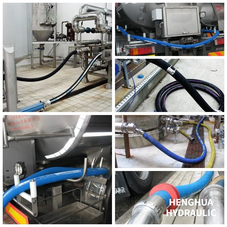 Industrial Sulphuric Acid and Alkali Chemical Transfer Rubber Hose Assembly