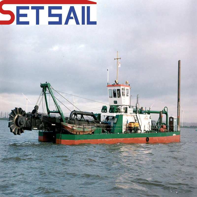 Small Size Water Flow 800m3 Wheel Bucket Dredger for River