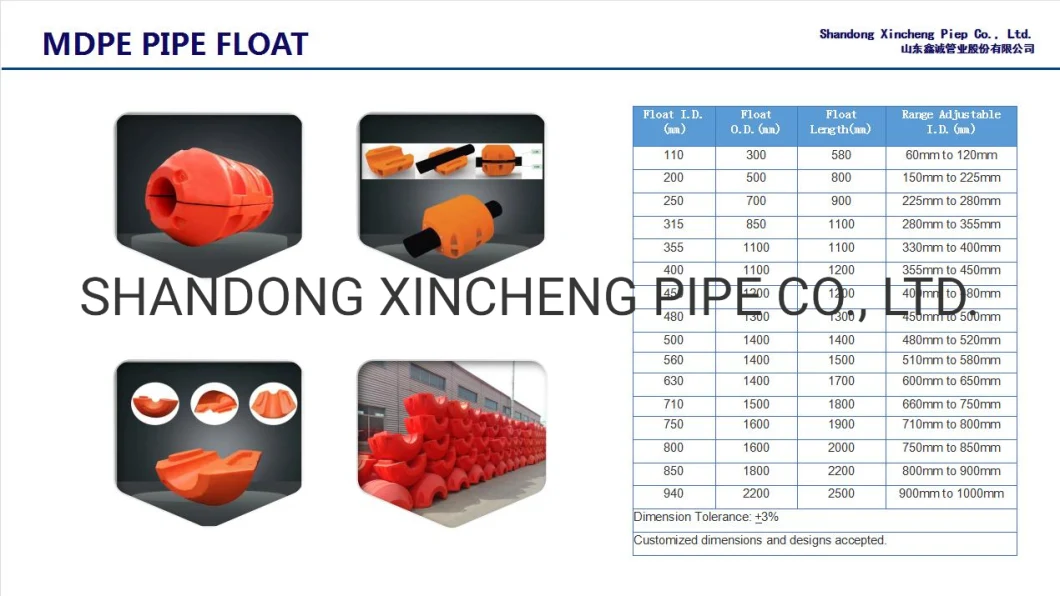 Dredging Float Plastic Floats with Strong Corrosion Resistance