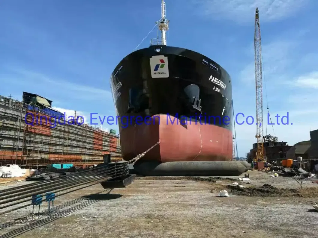 Evergreen Marine Buoyancy Airbags for Lifting Floating Dock Platform