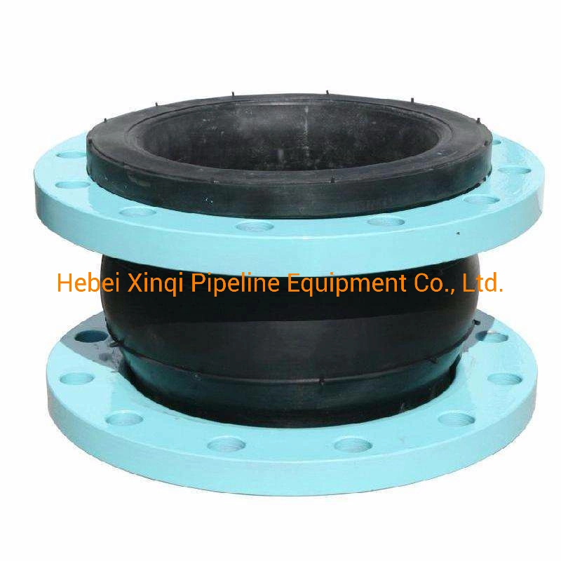 DN400; Class 150; L=255mm; Flange Connector Rubber Expansion Joint Galvanized