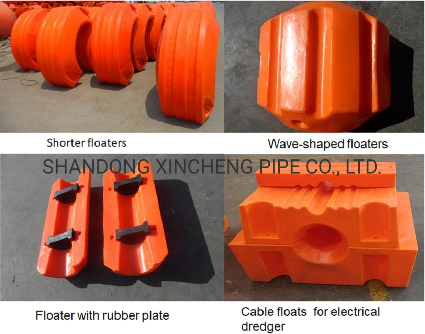 Discharge Pipe Floaters HDPE PE Floats for Dredger Pipeline DN150