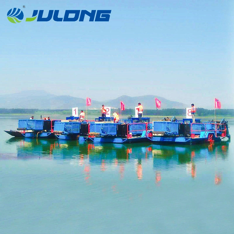 Dams Floating Plastic Waste Removing Boat Trash Garbage Skimmer