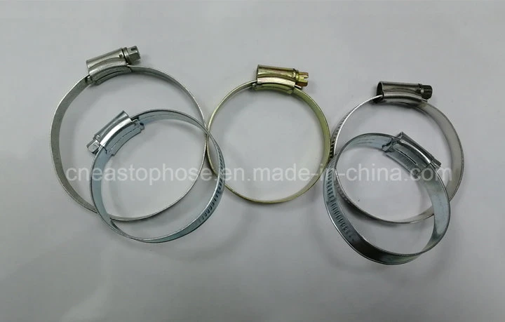 Galvanized Iron Material British Type Hose Clamp Used for Pipe