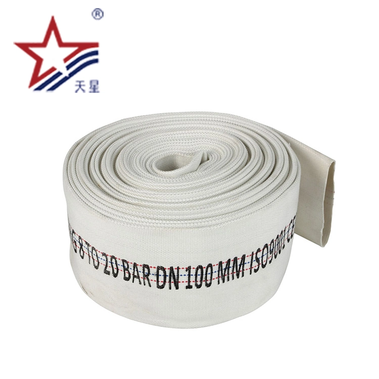 4&quot; High Pressure Canvas Braided PVC Lining Discharge Fire Hose (multiple size options)