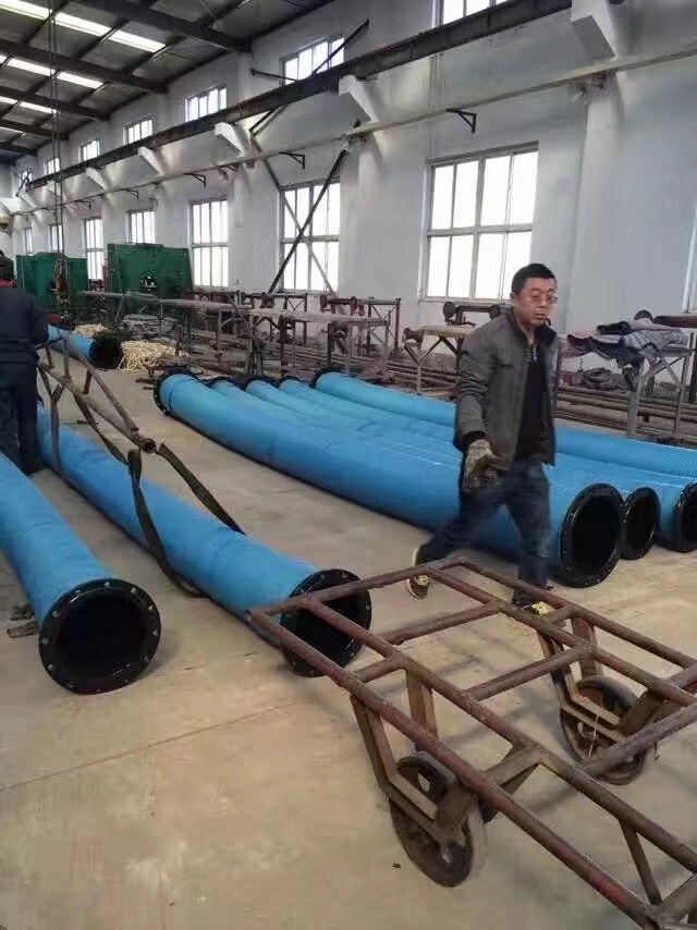 Flexible Suction and Discharge Larger Rubber Hose with Flange Connection