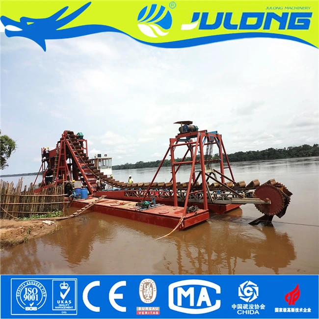 Sand Mining Gold Dredger/Chain Bucket Dredger/Mini Dredge for Sale