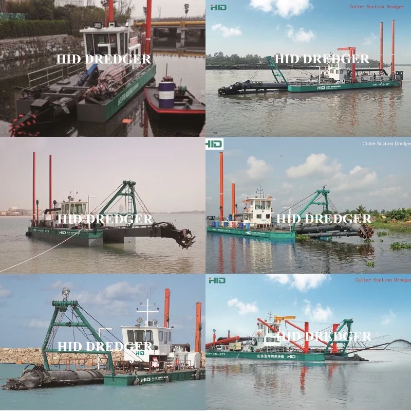 HID Brand Cutter Suction Dredger Sand Mining Machine Mud Equipment for River Dredging with Cutter Head 700kw